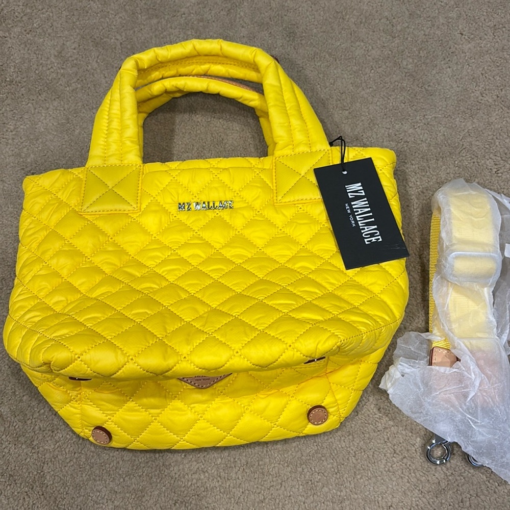 MZ Wallace Mini Metro Tote Deluxe Sunflower